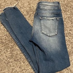 KanCan Signature high rise distressed jeans